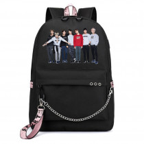 Рюкзак MONSTA X черный с цепью №3