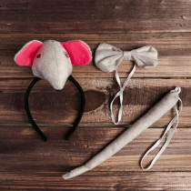 Карнавальный набор "Мышь" 3 предмета: ободок, хвост, бабочка 4243269