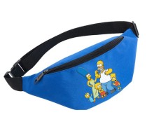 Поясная сумка Симпсоны (The Simpsons) голубая №6