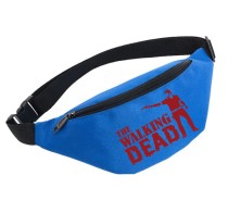 Поясная сумка Ходячие мертвецы (Walking Dead) голубая №1