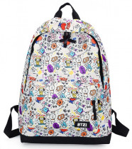Белый рюкзак "BT 21"