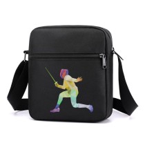 Сумка через плечо Фехтование черная №1