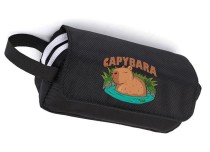 Пенал купающаяся Капибара (Capybara) чёрный №1