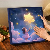 Магнитный фотоальбом "Девочка с шариком" (30 листов) 