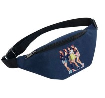 Поясная сумка Black Pink синяя №2