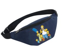 Поясная сумка Симпсоны (The Simpsons) синяя №6