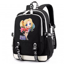 Рюкзак Харли Квин Comics DC черный с USB-портом №5