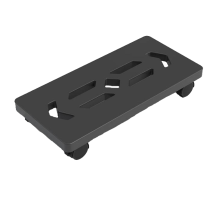 Передвижной стенд для системного блока (черный)