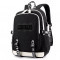 Рюкзак Битлджус (Beetlejuice) черный с USB-портом №1