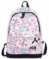 Розовый рюкзак "BT 21"