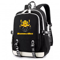 Рюкзак Бамблби (Трансформеры) черный с USB-портом №6