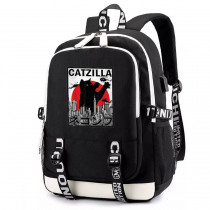 Рюкзак Годзилла (Godzilla) черный с USB-портом №1