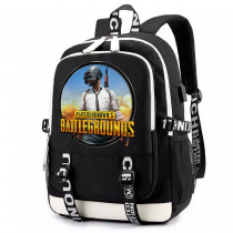 Рюкзак Пабг (Pubg) черный с USB-портом №2