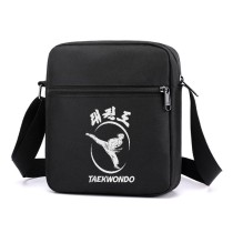 Сумка через плечо Тхеквондо (Taekwondo) черная №1