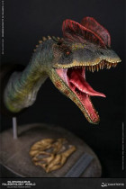 Paleontology World Museum Collection Series Bust Dilophosaurus Green Ver. 22 cm