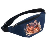 Поясная сумка Атака титанов (Attack on Titan) синяя №4