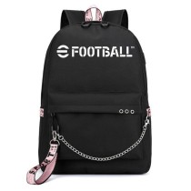 Рюкзак Футбол (EFootball)  черный с цепью №1