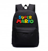 Рюкзак с логотипом Марио (Mario) черный №2
