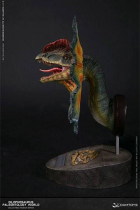 Paleontology World Museum Collection Series Bust Dilophosaurus Green Ver. with Neck-Frill 28 cm