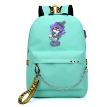 Рюкзак Узи Дверченко (Дроны-Убийцы) бирюзовый с цепью №2