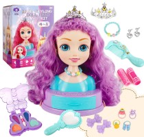 Кукла принцессы для причёсок и макияжа 18шт 
