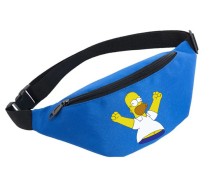 Поясная сумка Симпсоны (The Simpsons) голубая №7