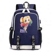 Рюкзак Харли Квин Comics DC синий с USB-портом №5