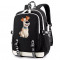 Рюкзак пес Макс черный с USB-портом №3