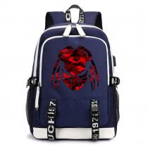 Рюкзак Хищник (Predator) синий с USB-портом №1