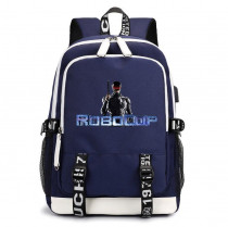 Рюкзак Робокоп (RoboCop) синий с USB-портом №2