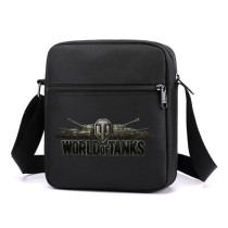 Сумка через плечо Танки (Word of tank) черная №2