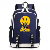 Рюкзак Хранители (Watchmen) синий с USB-портом №3