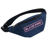Поясная сумка Black Pink синяя №3
