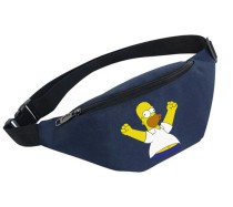 Поясная сумка Симпсоны (The Simpsons) синяя №7