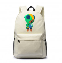 Рюкзак Леон Браво Старс (Brawl Stars) белый №4