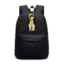 Рюкзак Девочка в жёлтом (Little Nightmares) черный №1