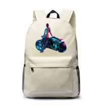 Рюкзак Киберпанк (Cyberpunk 2077) белый №5