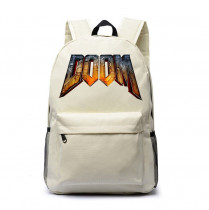 Рюкзак Дум (Doom) белый №4