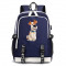 Рюкзак пес Макс синий с USB-портом №3