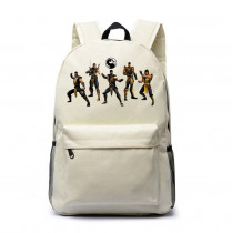 Рюкзак Мортал комбат (Mortal Kombat) белый №1