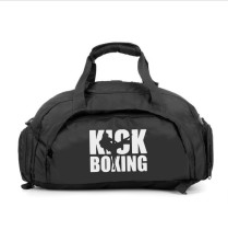Сумка-рюкзак Кикбоксинг (Kickboxing) черная №1
