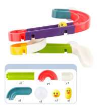 Трек для ванной "Утиные горки" на присосках (15 деталей)