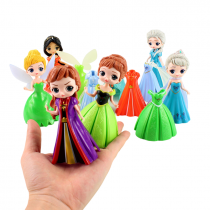 Набор фигурок Принцессы Диснея со сменными платьями