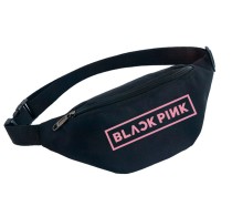 Поясная сумка Black Pink черная №3