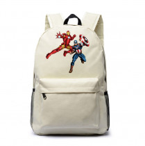 Рюкзак Железный человек и Капитан Америка (Avengers) белый №7