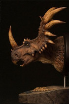 Paleontology World Museum Collection Series Bust Styracosaurus Brown Ver. 27 cm
