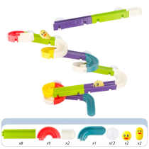 Трек для ванной "Утиные горки" на присосках (36 деталей)