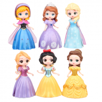 Набор принцесс Диснея со съемными платьями