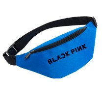 Поясная сумка Black Pink голубая №4