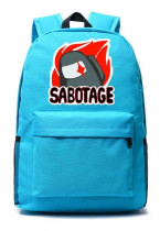 Рюкзак Амонг Ас (Among US) голубой №1